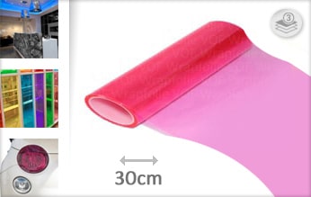 10 mtr Roze tint folie