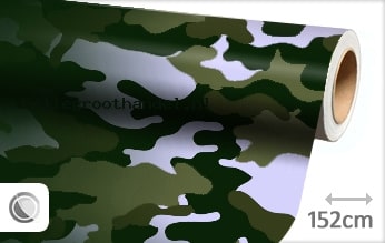 30 mtr Camouflage groen folie