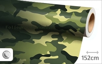 30 mtr Camouflage oerwoud folie