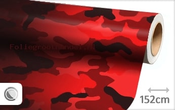 30 mtr Camouflage rood folie
